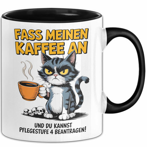 Katze Tasse Geschenk Fass Meinen Kaffee An Geschenkidee Geburtstag Katzenliebhaber Trendation