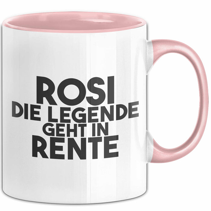 Rosi Tasse Rosi – Die Legende Geht In Rente Geschenk