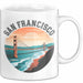Francisco Kalifornien USA Tasse Geschenk Lustige Geschenkidee Spruch Weiß Trendation