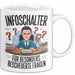 Bürokollege Tasse Geschenkidee Auskunftsschalter Kollege Weiß Trendation