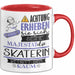 Skaterin Tasse Geschenk Lustiger Spruch Bitte Erheben Sie Sich Seine Majestät Die Skaterin Betritt Den Raum Rot Trendation