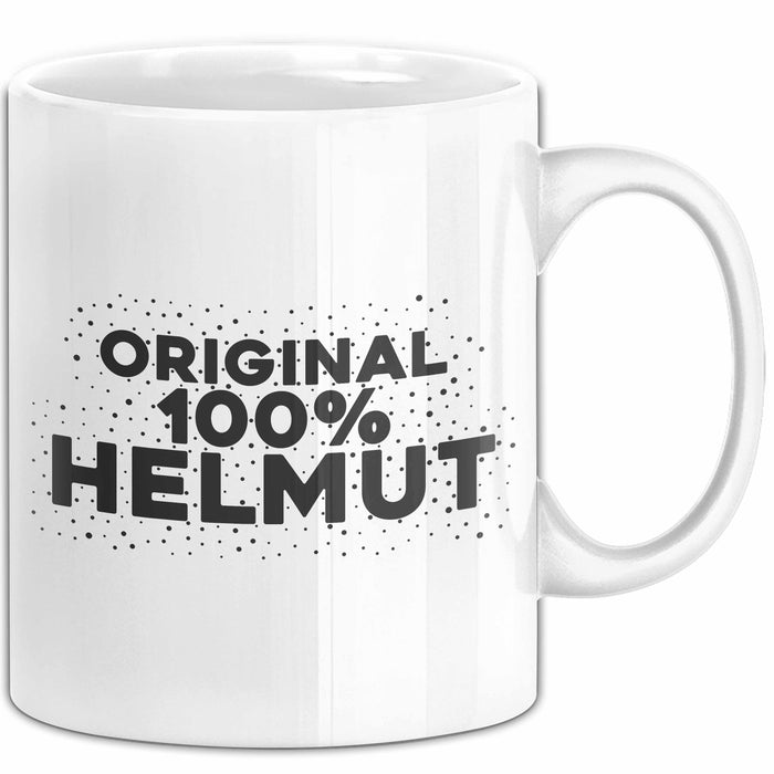 Helmut Tasse Original 100% Helmut Geschenk Weiß Trendation