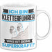 Kletterführer Tasse Geschenk für Kletterführer Geburtstag Lustiger Spruch Kaffee-Becher Was Ist Deine Superkraft Weiß Trendation