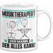 Musiktherapeut Tasse Geschenk für Musiktherapeut Der Mann Der Alles Kann Geschenkidee zum Geburtstag Weiß Trendation