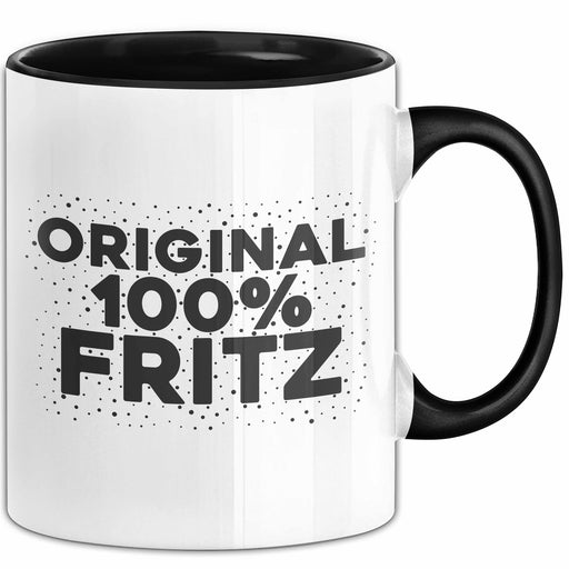 Fritz Tasse Original 100% Fritz Geschenk Schwarz Trendation