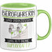 Bergführerin Und Prinzessin Tasse Geschenk Für Eine Bergführerin Geburtstag Was Ist Deine Superkraft Grün Trendation