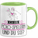 Polo-Spielerin Tasse Geschenk Ich Bin Polo-Spielerin Und Du So Geschenkidee Lustiger Spruch Becher Grün Trendation