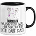 Geschenk für Musikfestival-Besucherin Tasse Lustige Geschenkidee Geburtstag Ich Bin Musikfestival-Besucherin Ich Darf Das Trendation
