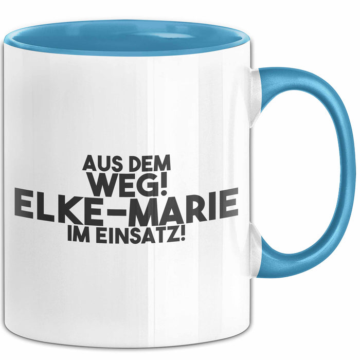 Elke-Marie Tasse Aus Dem Weg! Elke-Marie Im Einsatz! Geschenk