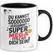 Schüler Abschluss Tasse Geschenk Lustige Geschenkidee Spruch Du Kannst So Verdammt Super Mega Stolz Auf Dich Trendation