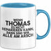 Thomas Tasse Wenn Thomas Nicht Repariert, Sind Wir Am Arsch Geschenk Blau Trendation