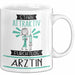 Ärztin Tasse Geschenk Becher Stark Attraktiv Furchtlos Ärztin Lustige Geschenkidee Weiß Trendation