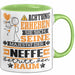 Neffe Geschenk Tasse Lustiger Spruch Erheben Sie Sich Der Neffe Betritt den Raum Grün Trendation