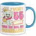 55. Geburtstag Tasse Geschenk Vor 55 Jahren War Ich Mal Die Schnellste Geschenkidee Frauen Mutter Oma Blau Trendation