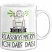 Geschenk für Klassikkennerin Tasse Lustige Geschenkidee Geburtstag Ich Bin Klassikkennerin Ich Darf Das Weiß Trendation