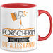 Forscherin Geschenk Tasse Becher Die Frau Die Allen Kann Geschenkidee für eine Forscherin Lustig Rot Trendation