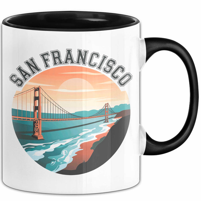 Francisco Kalifornien USA Tasse Geschenk Lustige Geschenkidee Spruch Trendation
