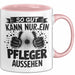 Krankenschwester Pflege Betreuung Tasse Geschenk Lustige Geschenkidee Spruch So Gut Kann Nur Ein Pfleger Aussehen Rosa Trendation