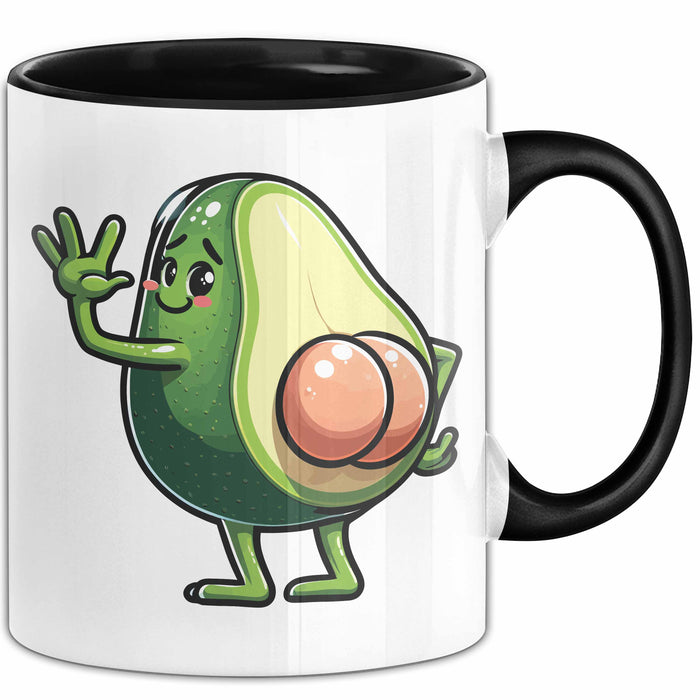 Avocado-Liebhaber Tasse Geschenk Hintern Geschenkidee Trendation