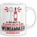 Weinsammler Geschenk Tasse So Gut Kann Nur Ein Weinsammler Aussehen Geschenkidee Kaffee-Becher Weiß Trendation
