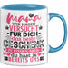 Tasse Mama Muttertag Geschenk Wir haben versucht, das beste Geschenk zu finden Blau Trendation