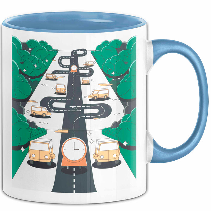 Logistik Manager Tasse Geschenk Lustige Geschenkidee Spruch Für Operations Planer Blau Trendation