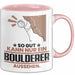 Boulderer Geschenk Tasse So Gut Kann Nur Ein Boulderer Aussehen Geschenkidee Kaffee-Becher Rosa Trendation