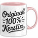 Kerstin Tasse Geschenk Original 100% Kerstin Geschenkidee Geburtstag Rosa Trendation