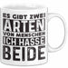 Humor Tasse Geschenk Es Gibt 2 Arten Von Menschen Ich Hasse Sie Beide Becher Weiß Trendation