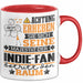 Indie-Fan Geschenk Tasse Lustiger Spruch Erheben Sie Sich Der Indie-Fan Betritt den Raum Rot Trendation
