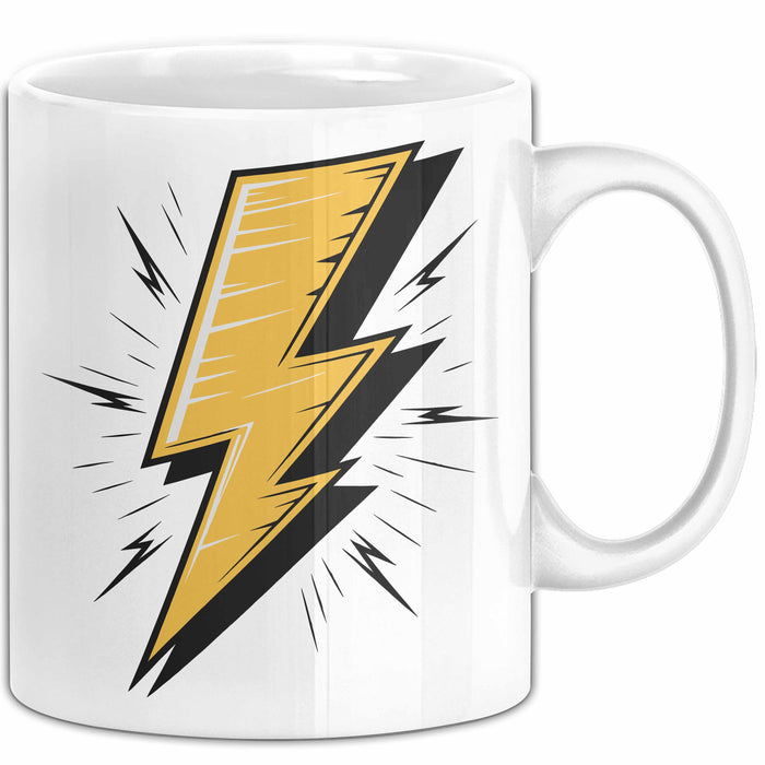 Elektriker Tasse Geschenkidee für Elektrotechniker Weiß Trendation