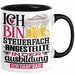 Steuerfachangestellte Ausbildung Start Geschenk Tasse Ich Bin Steuerfachangestellte In Der Ausbildung Ich Darf Das Kaffee-Becher Geschenkidee Schwarz Trendation