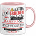 Hiphop-Produzentin Tasse Geschenk Lustiger Spruch Bitte Erheben Sie Sich Seine Majestät Die Hiphop-Produzentin Betritt Den Raum Rosa Trendation