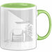 Minimalistischer Dekorateur Tasse Geschenk Lustige Geschenkidee Spruch Für Klare Räume Liebhaber Grün Trendation