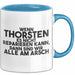Thorsten Tasse Wenn Thorsten Nicht Repariert, Sind Wir Am Arsch Geschenk Blau Trendation