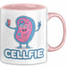 Biologe Tasse Geschenk Cellfie Wissenschaft Geschenkidee Rosa Trendation