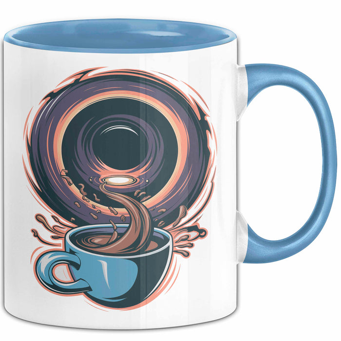 Weltraum Nerd Tasse Geschenkidee für Astronomie Fans Blau Trendation