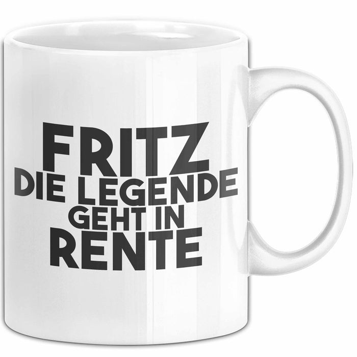 Fritz Tasse Fritz – Die Legende Geht In Rente Geschenk