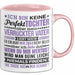 Lustige Tasse Geschenk Tochter Verrückter Vater Witziger Spruch Rosa Trendation