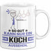 Koch Geschenk Tasse So Gut Kann Nur Ein Koch Aussehen Geschenkidee Kaffee-Becher Weiß Trendation