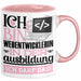 Webentwicklerin Ausbildung Start Geschenk Tasse Ich Bin Webentwicklerin In Der Ausbildung Ich Darf Das Kaffee-Becher Geschenkidee Rosa Trendation