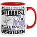 Gitarrist Geschenk Kaffee-Tasse Geschenkidee für Gitarrist Ich Bin Gitarrist Ich Kann Es Dir Erklären Jedoch Nicht Für Dich Verstehen Spruch Lustig Rot Trendation
