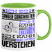 Singer-Songwriter Geschenk Tasse Geschenkidee für Singer-Songwriter Geburtstag Lustig Ich Bin Singer-Songwriter Ich Kann Es Dir Erklären Aber Nicht Für Dich Verstehen Grün Trendation