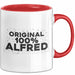 Alfred Tasse Original 100% Alfred Geschenk Rot Trendation