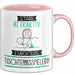 Tischtennisspielerin Tasse Geschenk Becher Stark Attraktiv Furchtlos Tischtennisspielerin Lustige Geschenkidee Rosa Trendation