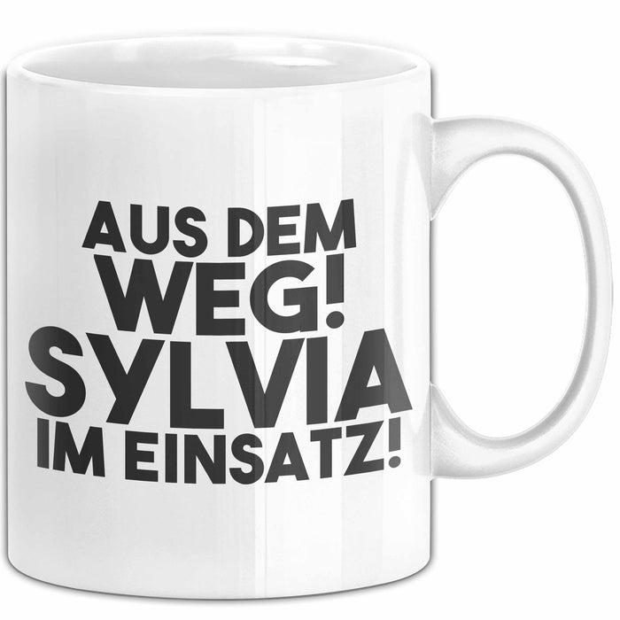 Sylvia Tasse Aus Dem Weg! Sylvia Im Einsatz! Geschenk