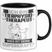 Tierphysiotherapeut Tasse Geschenk für Tierphysiotherapeut Geburtstag Lustiger Spruch Kaffee-Becher Was Ist Deine Superkraft Schwarz Trendation