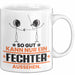 Fechter Geschenk Tasse So Gut Kann Nur Ein Fechter Aussehen Geschenkidee Kaffee-Becher Weiß Trendation