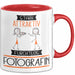 Fotografin Tasse Geschenk Becher Stark Attraktiv Furchtlos Fotografin Lustige Geschenkidee Rot Trendation