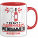 Weinsammler Geschenk Tasse So Gut Kann Nur Ein Weinsammler Aussehen Geschenkidee Kaffee-Becher Rot Trendation